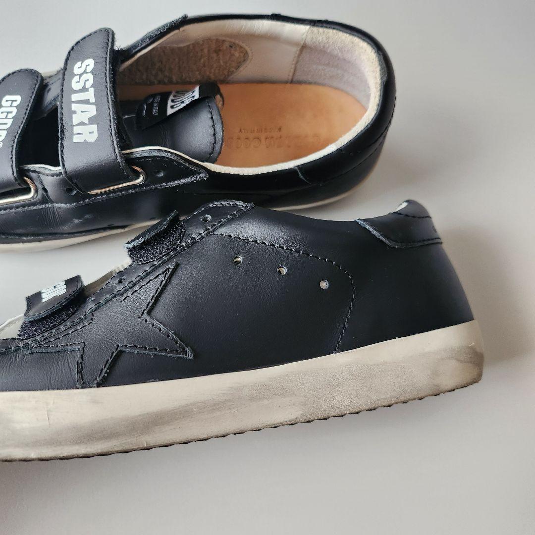 GOLDEN  ブラック スニーカー ベルクロ