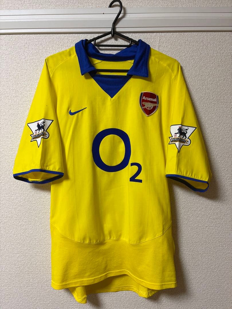 【正規品】 アンリ 03/04 無敗優勝シーズン アーセナル アウェイ Mサイズ