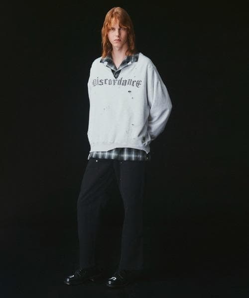 Children of the discordance ダメージスウェットグレー