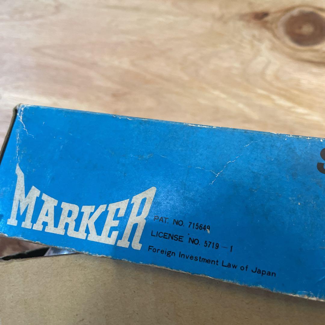 希少ビンテージ　MARKER マーカー　LDR SUPER デッドストック