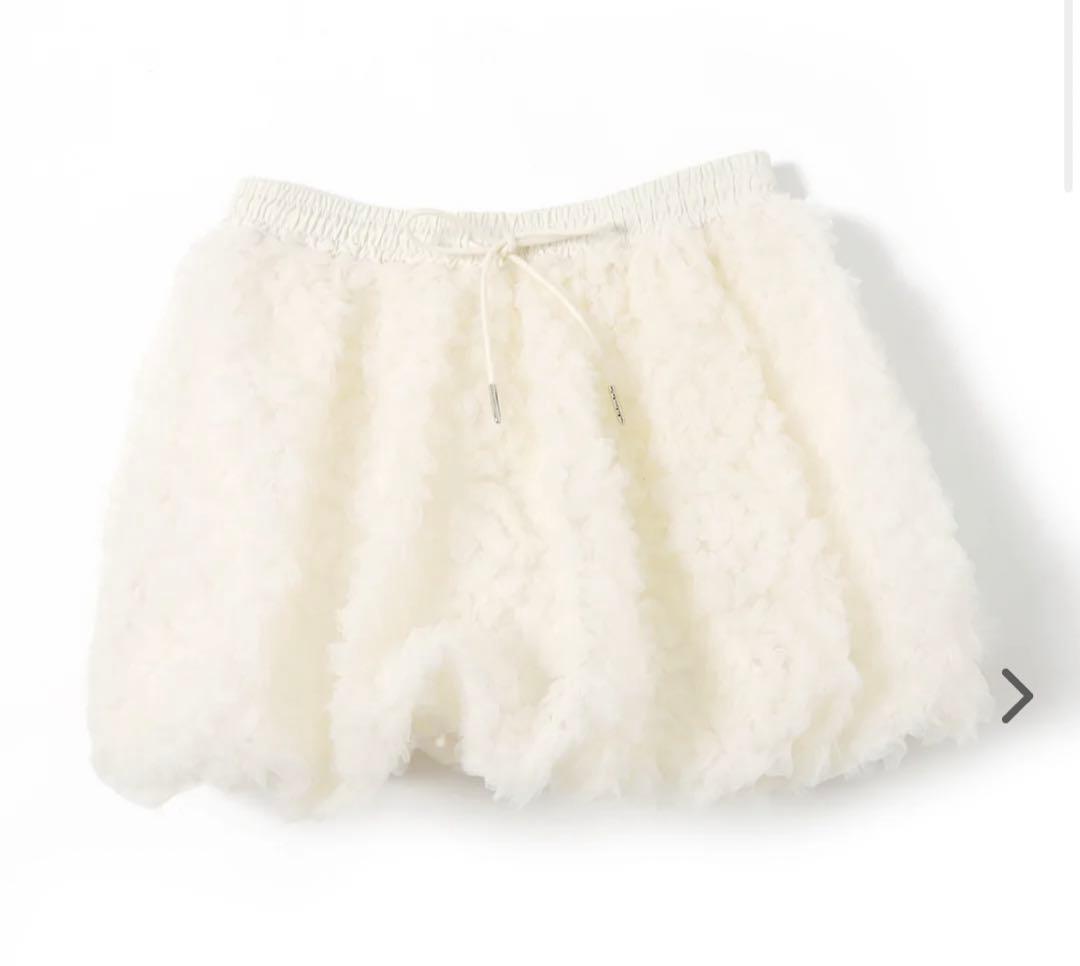 スカート Tulle Balloon Mini Skirt