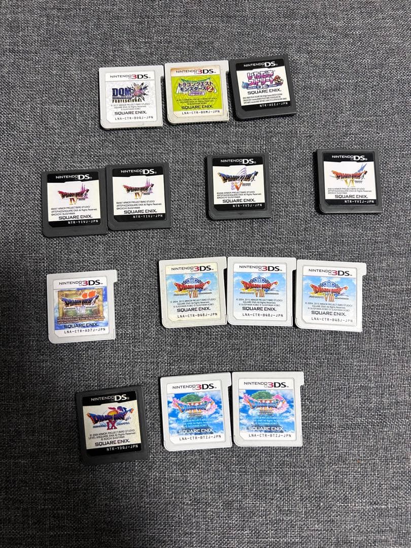 ドラゴンクエストシリーズ　ニンテンドー3DS DSソフトセット　まとめ売り