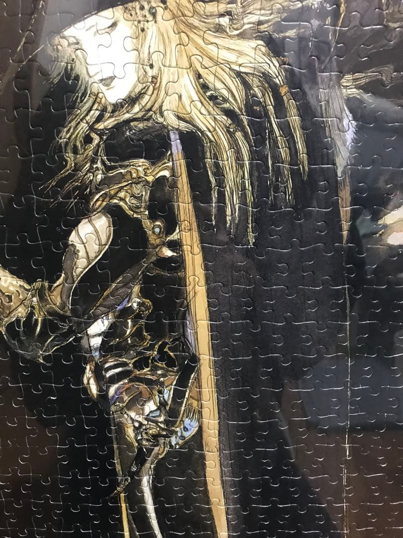 天野喜孝 1 of 9 黒衣の剣士 ジクソーパズル 完成品 1000ピース