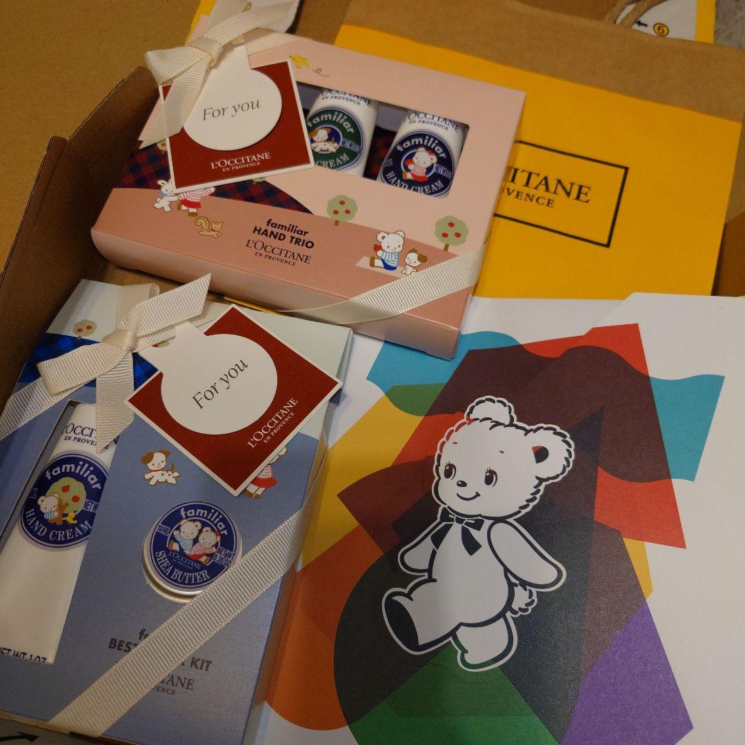 新品未使用★ファミリア　ロクシタン　ハンドクリーム　シアバター　阪急百貨店