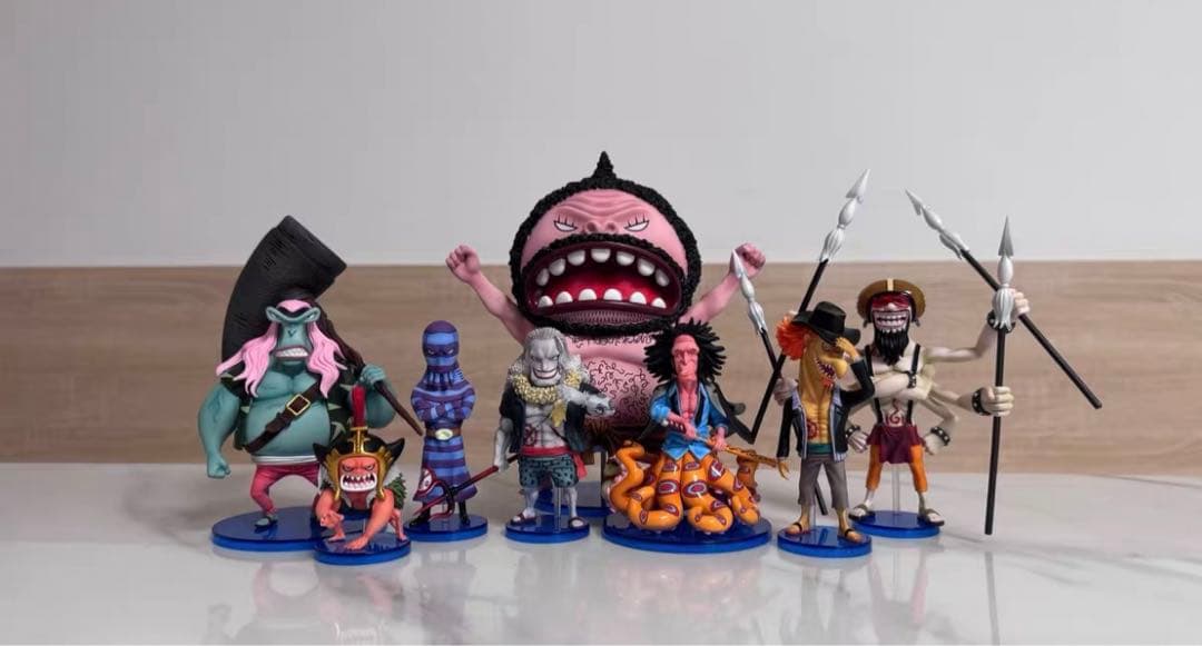 ワンピース 新魚人海賊団 ホーディ 9人セット フィギュア ガレージキット