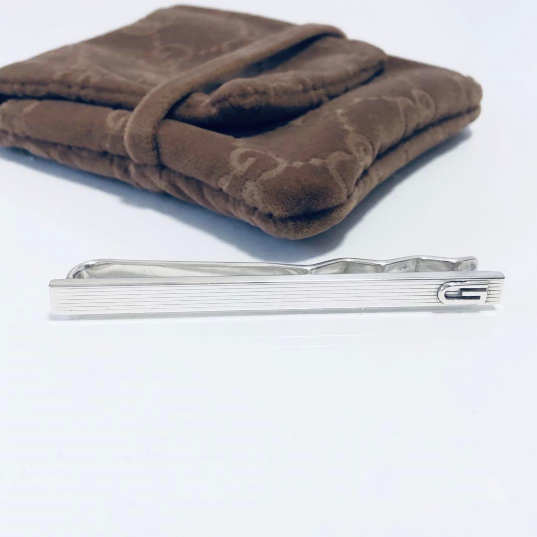 GUCCI Gロゴ ネクタイピン ダイバー シルバー J251002