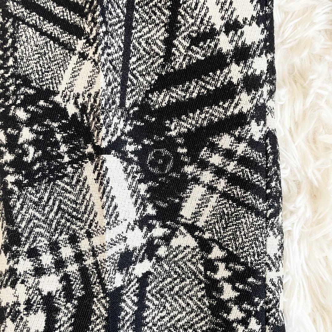 新品タグ付　ルイヴィトン　スラックス　千鳥格子　モノグラム　ブラック　Mサイズ