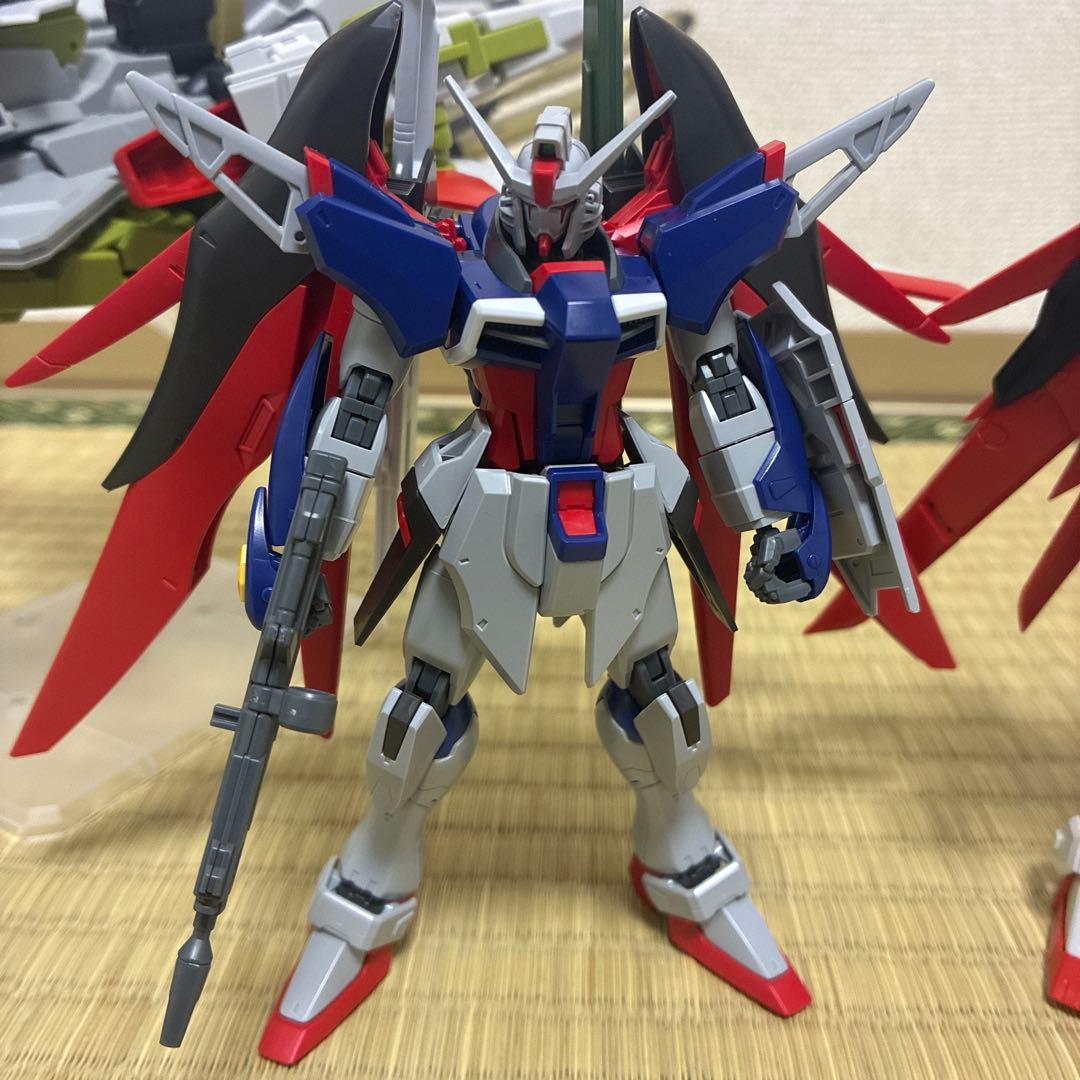 HG デスティニーゼウスシルエット　RG デスティニーガンダム　完成品ジャンク