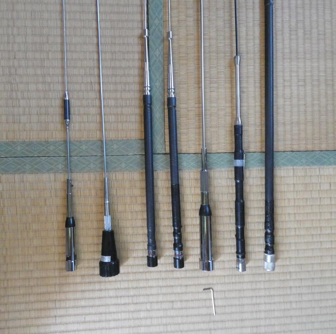 HF、 VUHFモービルアンテナ　７本