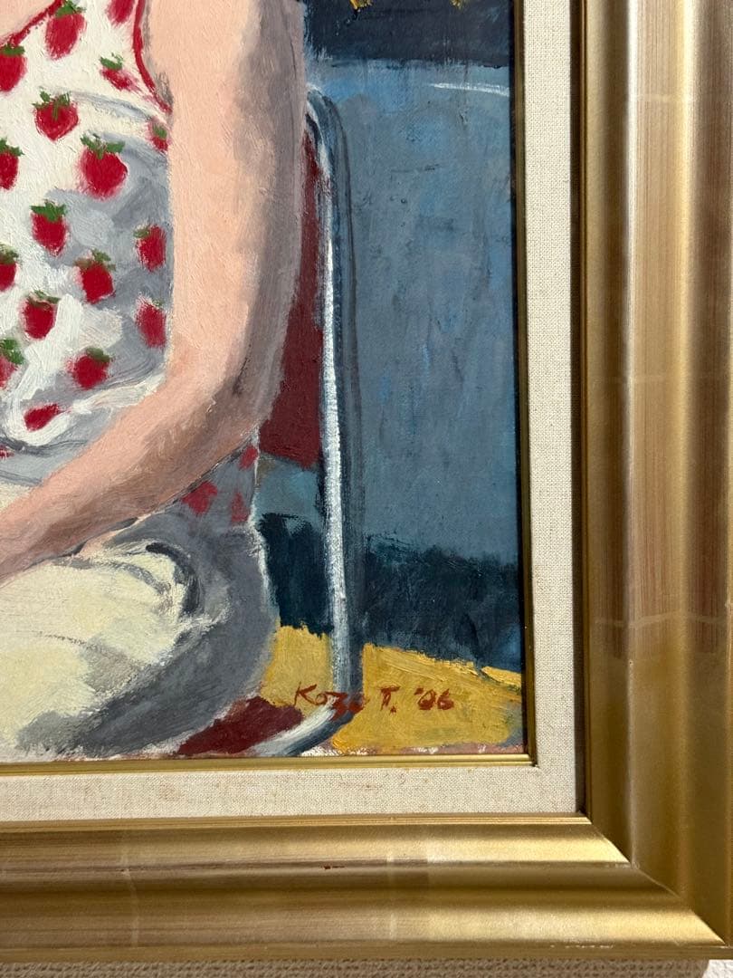 田代晃三【jenny】肉筆油彩画