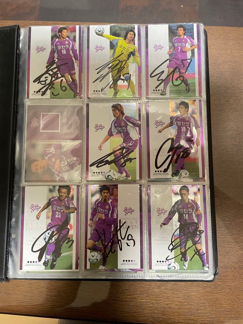 京都サンガのサイン入りカード