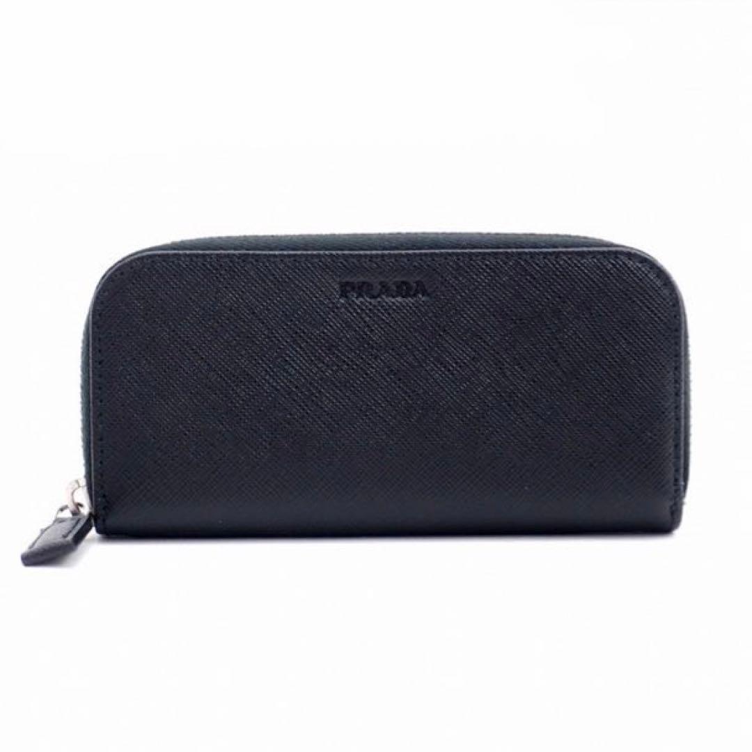 プラダ キーケース PRADA メンズ ラウンドファスナー NERO