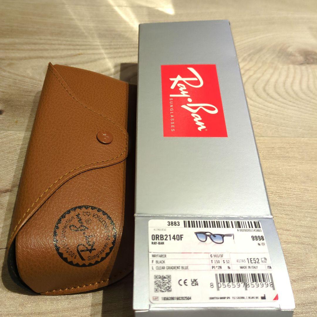 Ray-Ban RB2140F WAYFARER 正規店購入