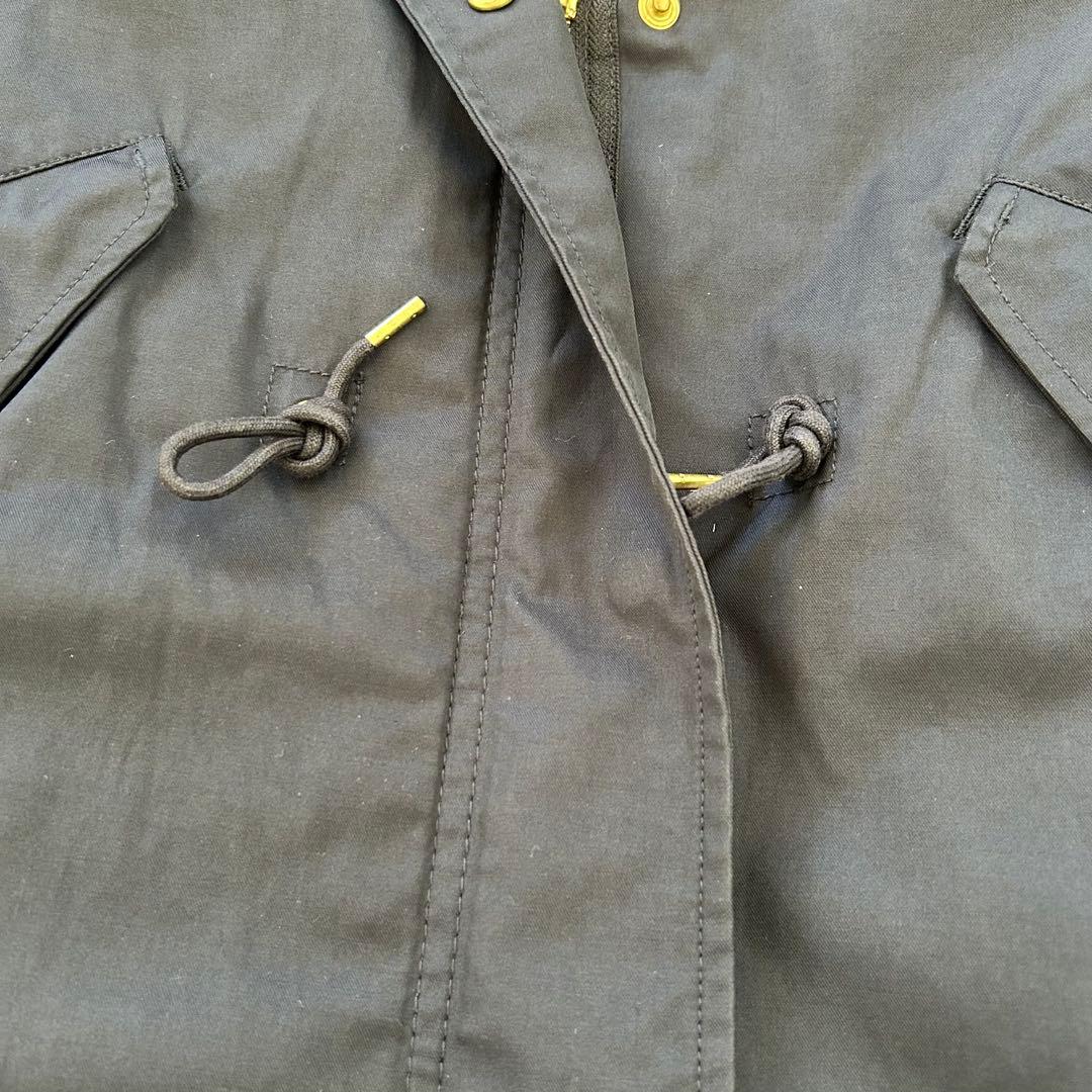 美品　IENA イエナ モッズコート リアルファー ライナー フード　ネイビー