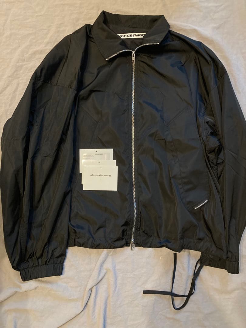 美品 alexander wang 黒 ナイロンジャケット
