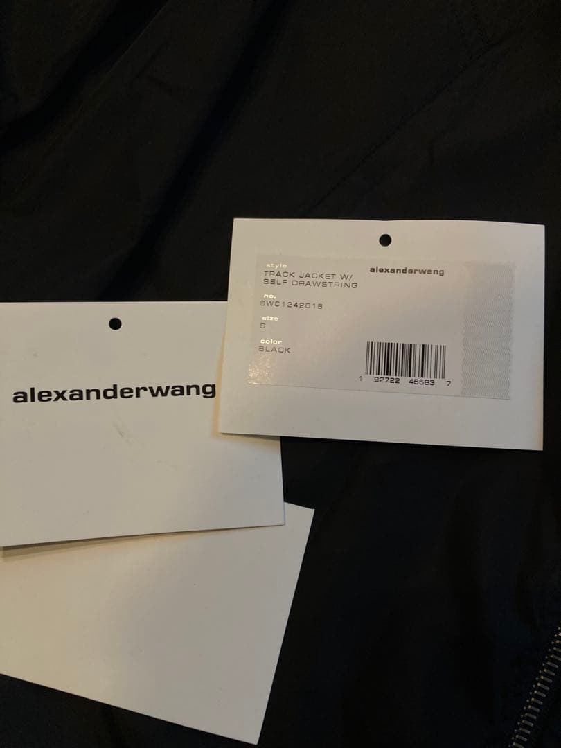 美品 alexander wang 黒 ナイロンジャケット