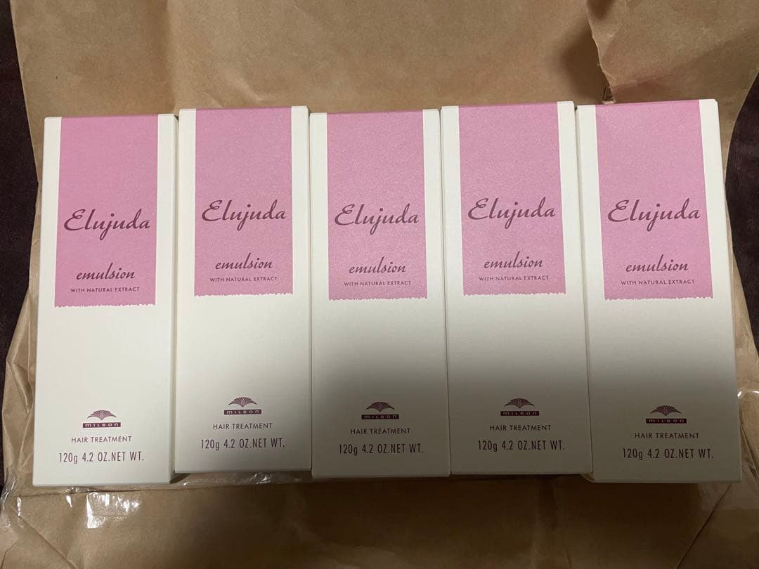 ミルボン ディーセス エルジューダ エマルジョン 120g 5本