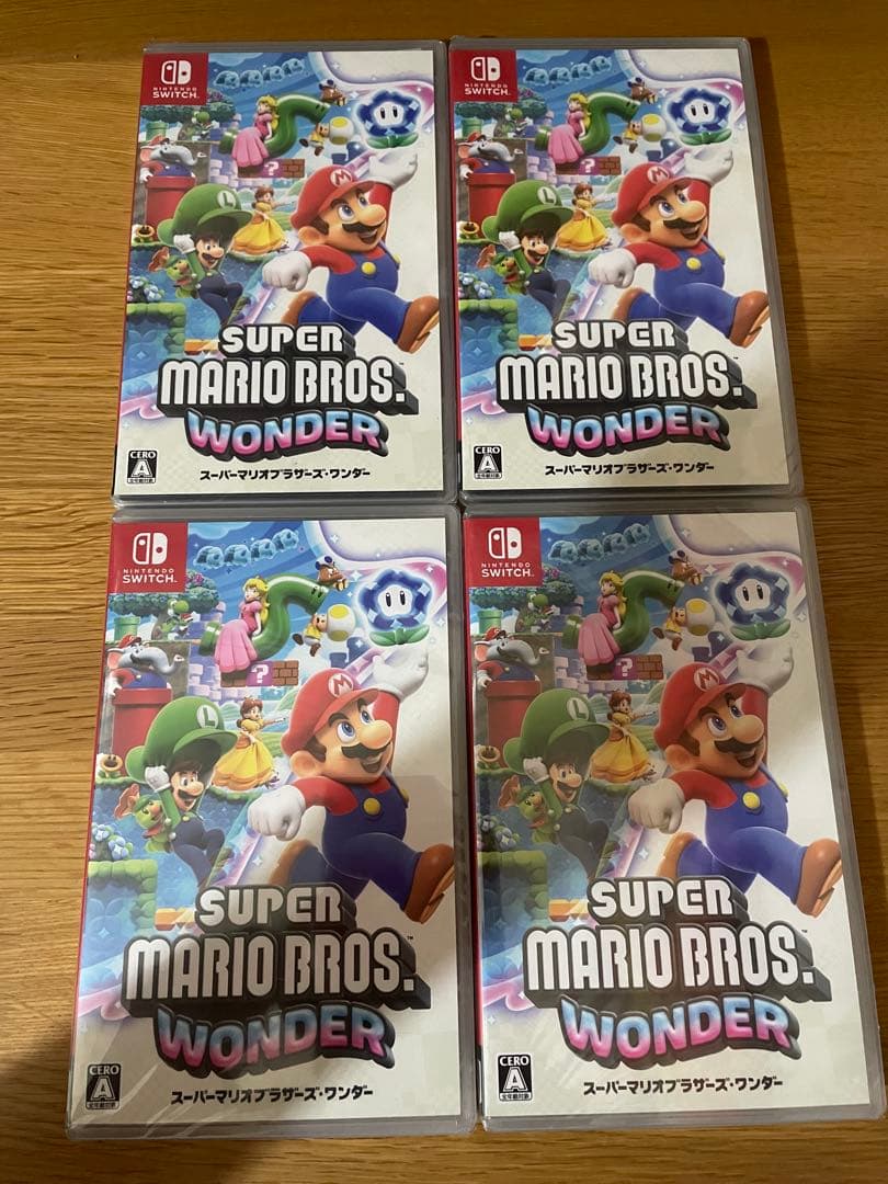 Super Mario Bros. Wonder 4本セット