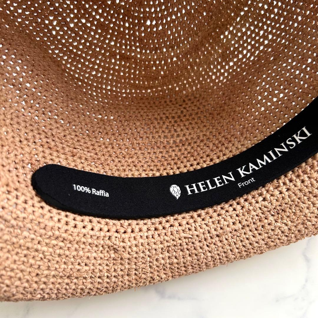 新品タグ付き ヘレンカミンスキー 麦わら帽子 プロヴァンス10 ヌガー