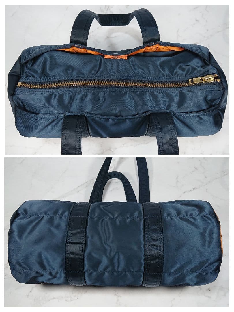 『美品』PORTER TANKER DUFFLEBAG（L）IRONBLUE