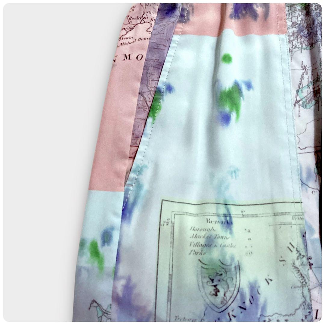 【美品】Paul Smith⭐️マッププリント パンツ38 総柄