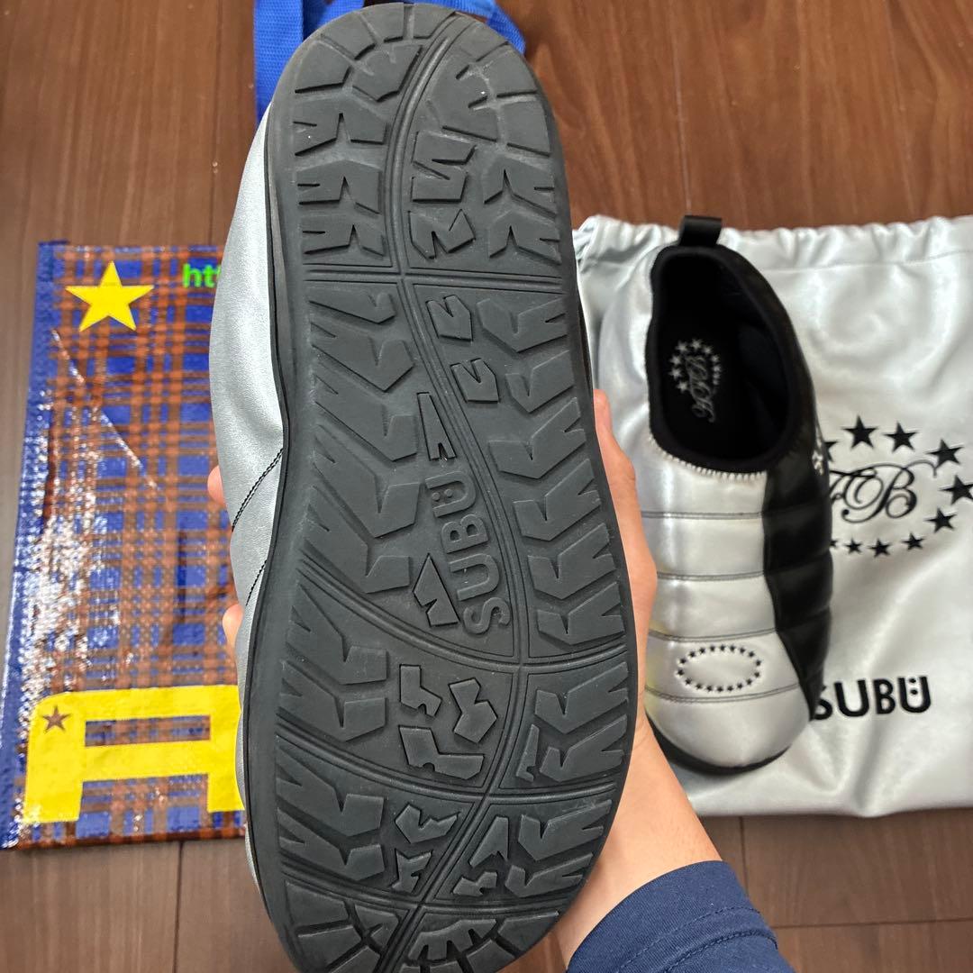 SUBU x AFB シルバー&ブラック FUTURE MULE