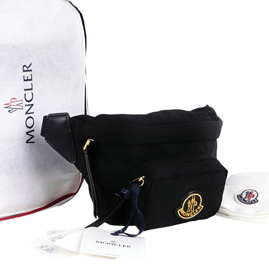 未使用 MONCLER FELICIE ボディバッグ ウエストバッグ ブラック