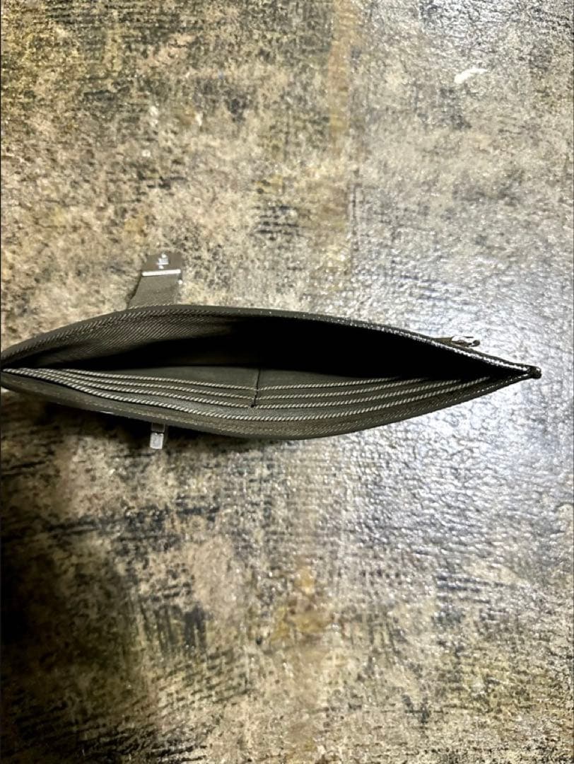 【未使用】M.U.L.／フラットロングウォレット(オーストリッチ)