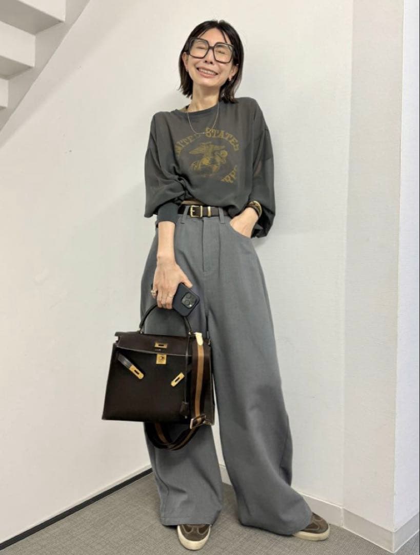 ⭐︎新品⭐︎L'Appartement Sheer Blouse グレー