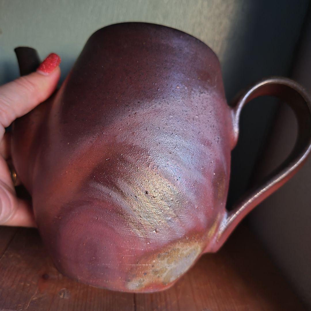 備前焼　急須　後楽窯　堀川南山　ティーポット　茶道具　茶器　岡山伝統工芸品　珈琲