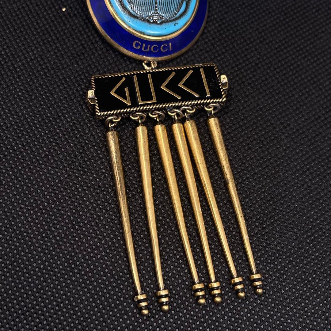 【希少】GUCCI グッチ　ピアス　スカラベ　片方#A-225