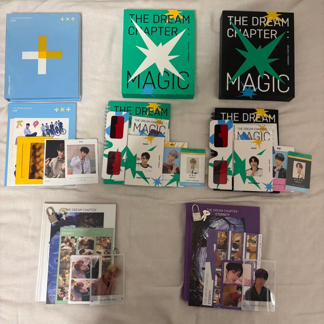 TXT アルバム・CD ランダム全て封入　グッズまとめ売り