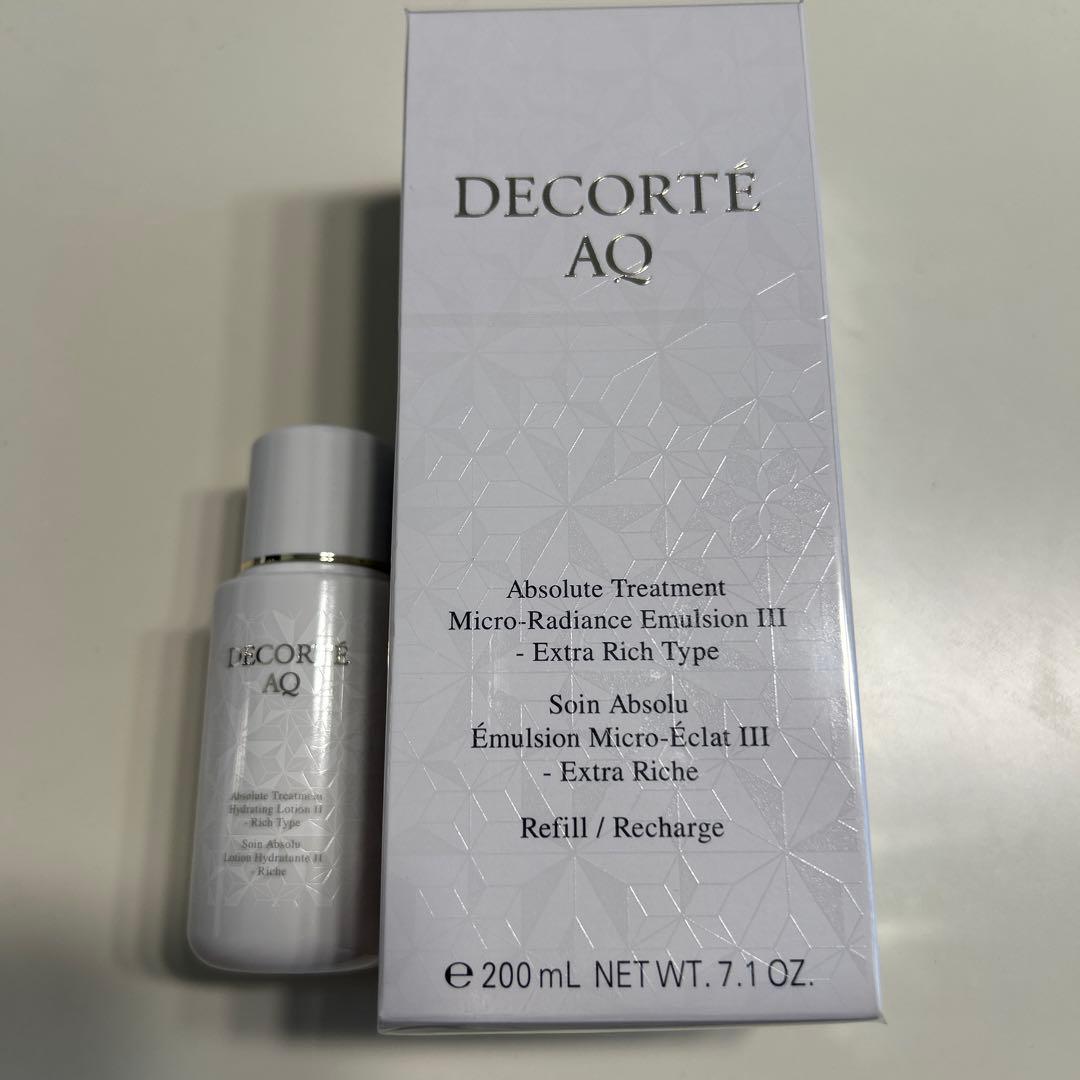 DECORTÉ AQ エマルジョン III 200mL 付け替え