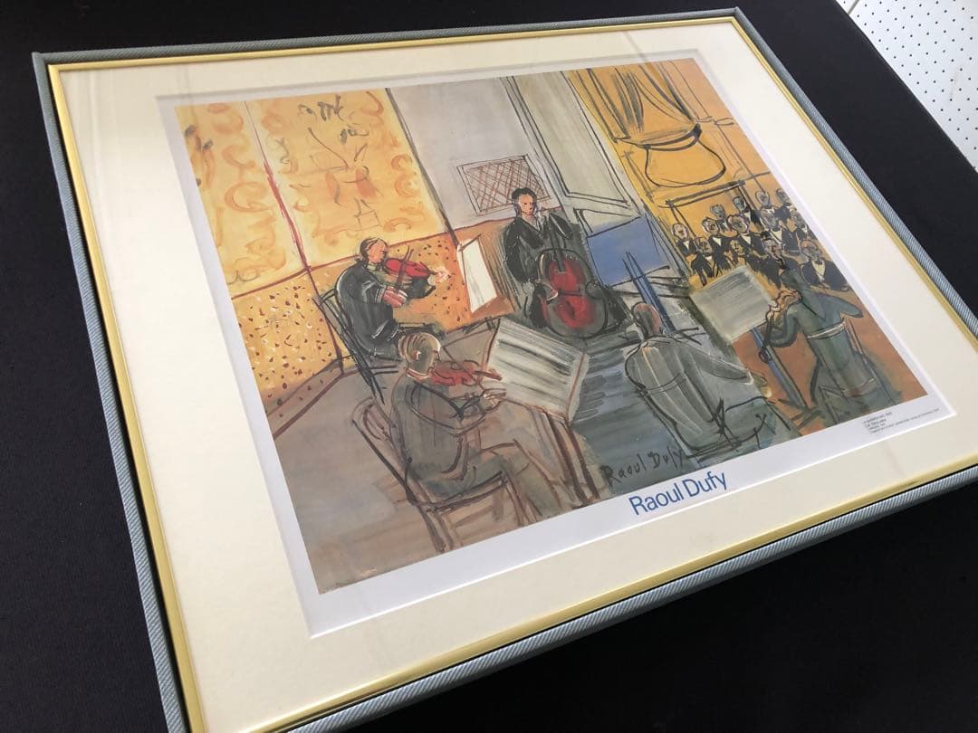 デュフィ　Raoul Dufy 「Le quintette」額付き