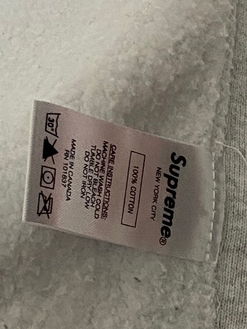 Ｌサイズ Supreme Box Logo Crewneck アッシュグレー