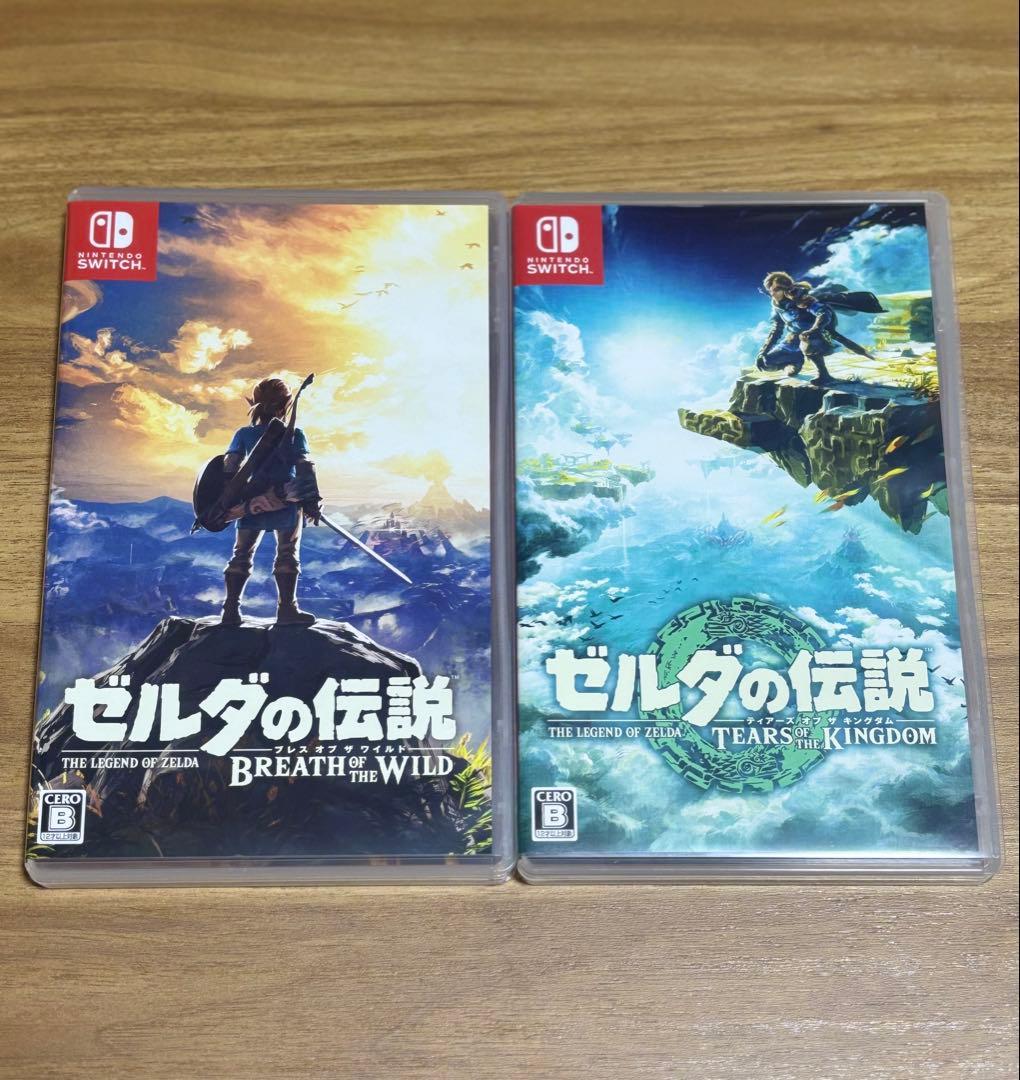 ゼルダの伝説 2本セット　ティアーズオブザキングダム　ブレスオブザワイルド
