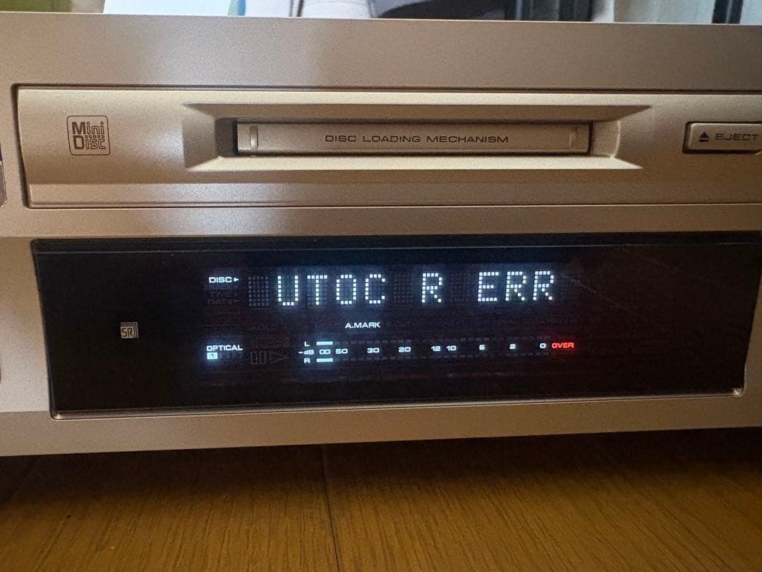 【ジャンク品】 Pioneer MDレコーダー MJ-D5