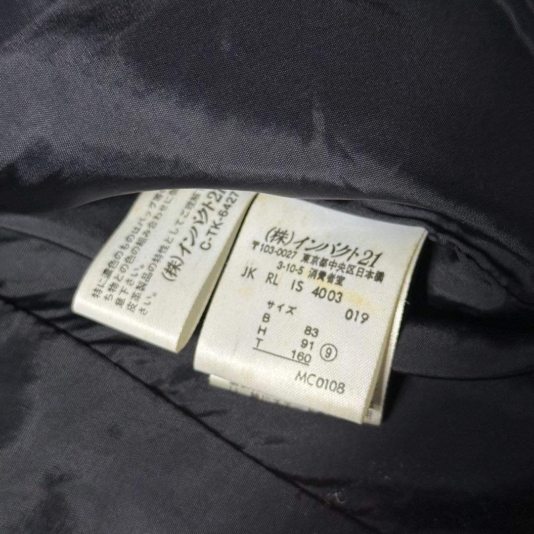 美品 Ralph lauren sport ラムレザー ブルゾンジャケット黒 9