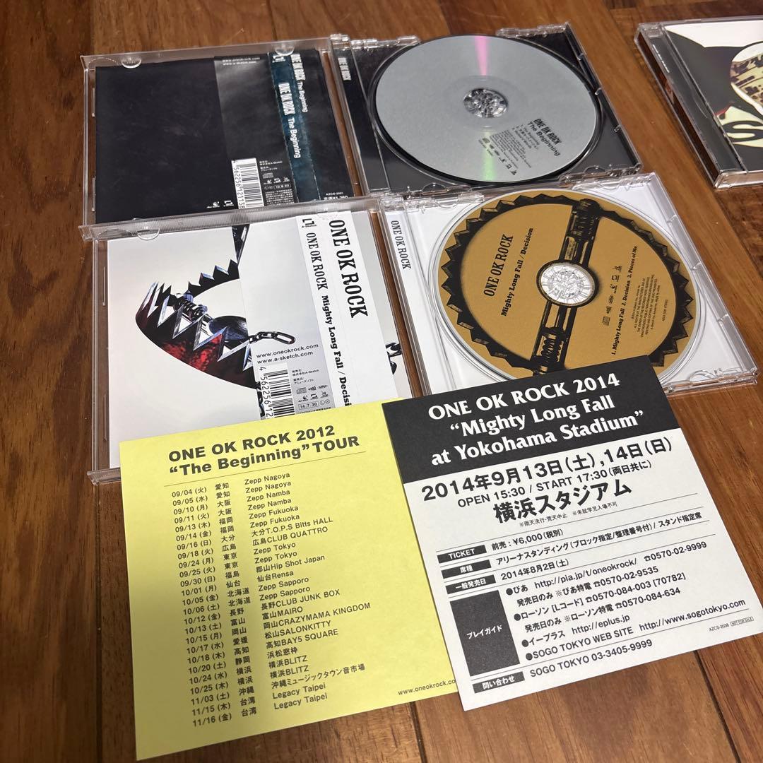 The Beginning one ok rock CD 8枚　シングル
