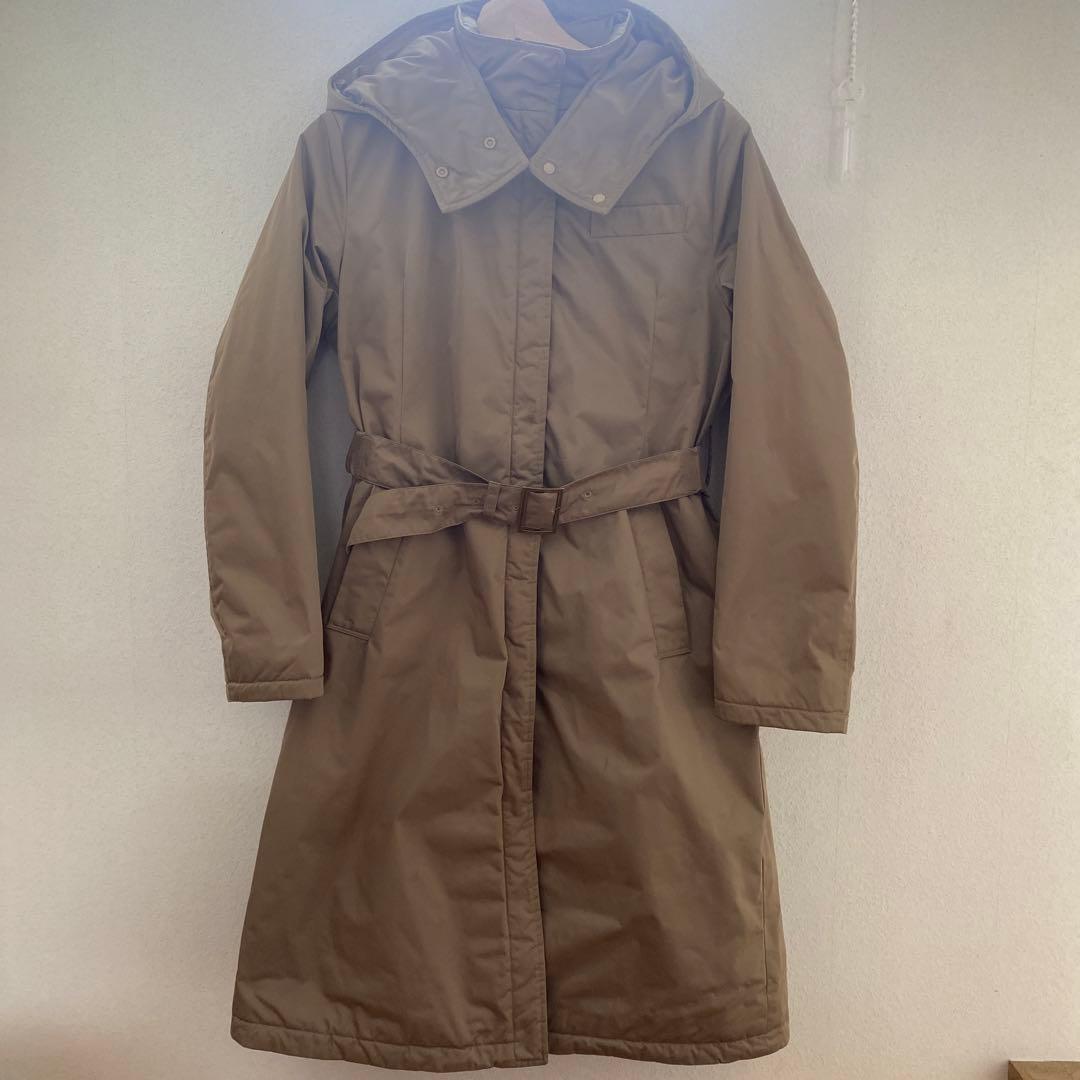 カポックノット　ウエストマークパーカーコート