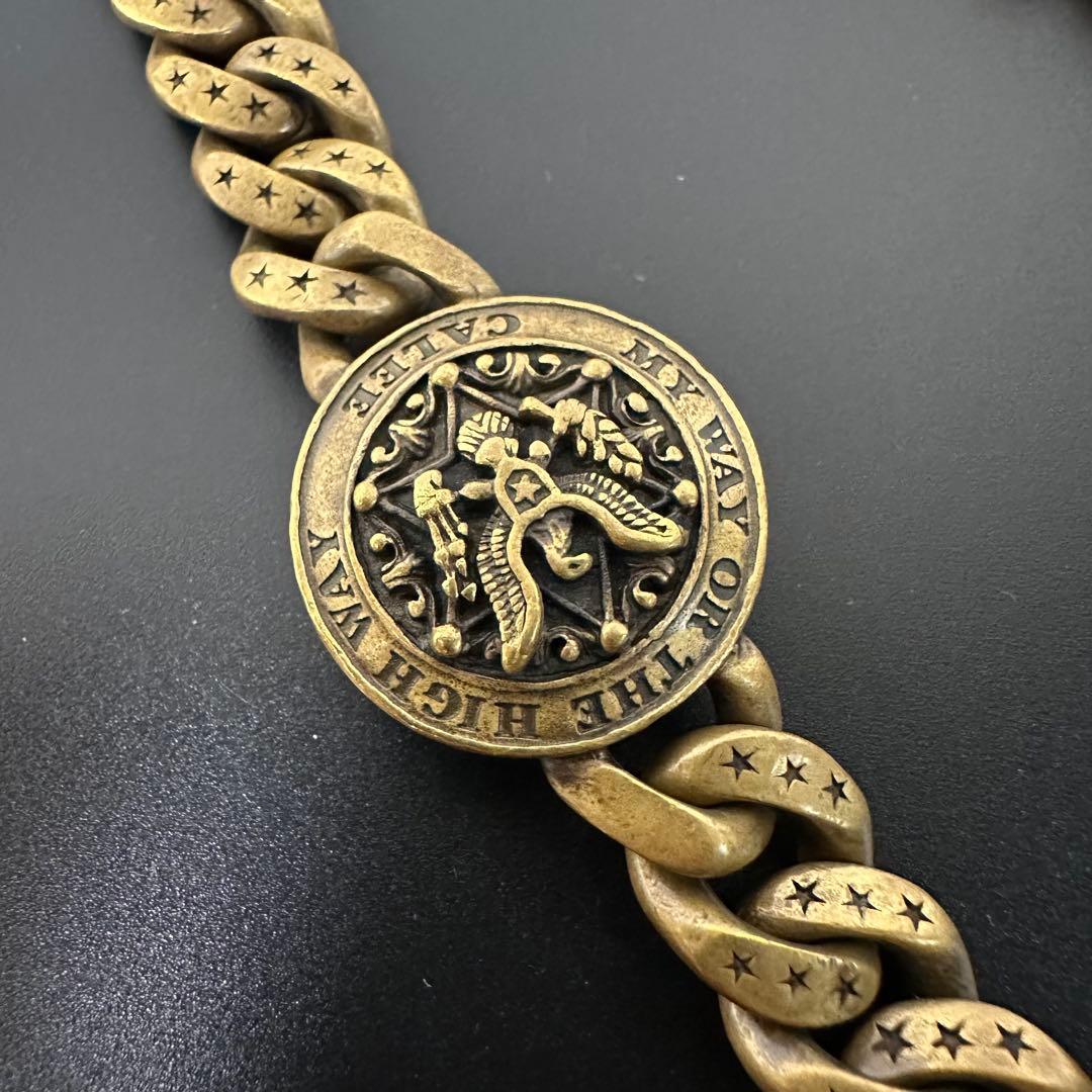 CALEE ウォレットチェーン 真鍮