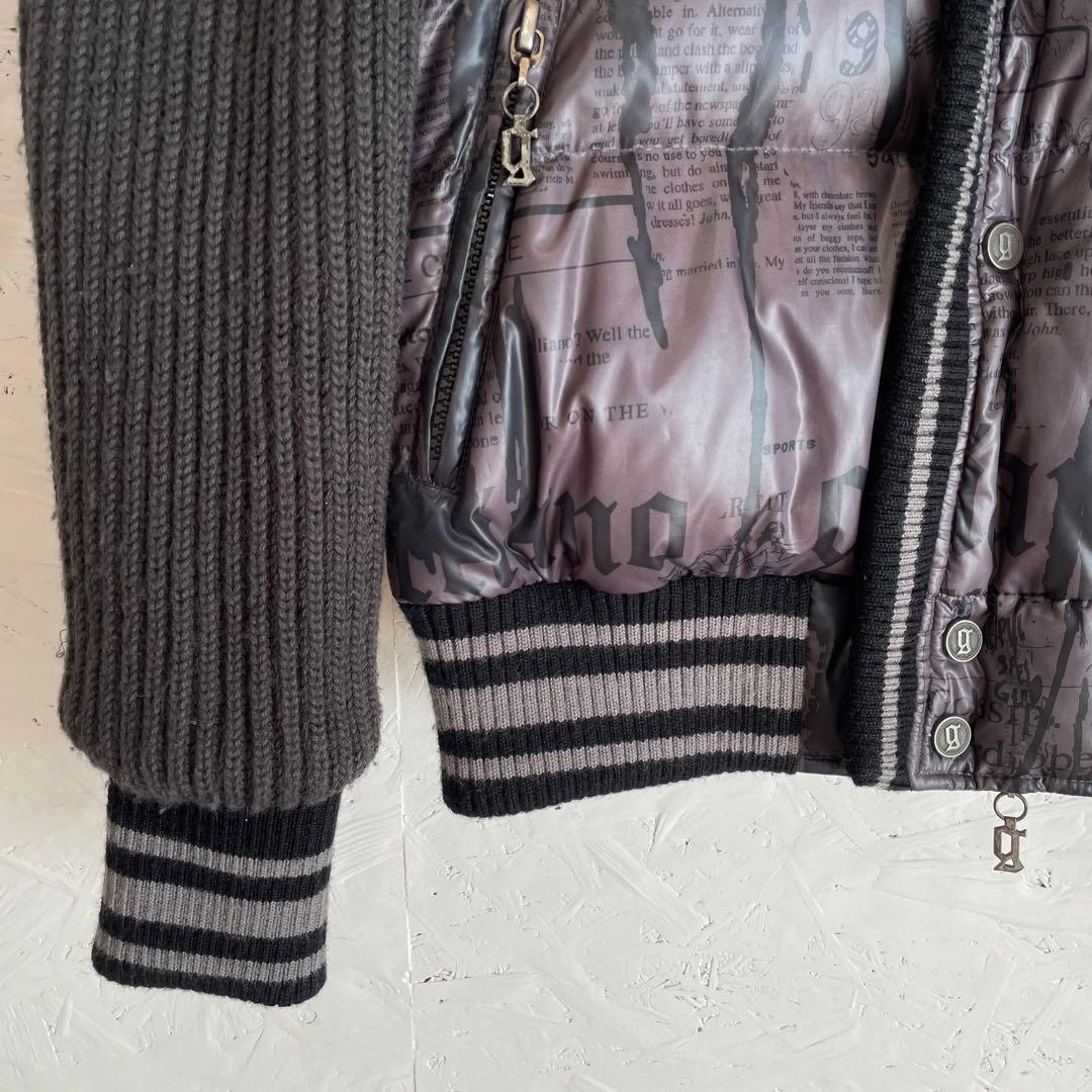 古着Vintage『John galliano』ニュースペーパーダウンジャケット