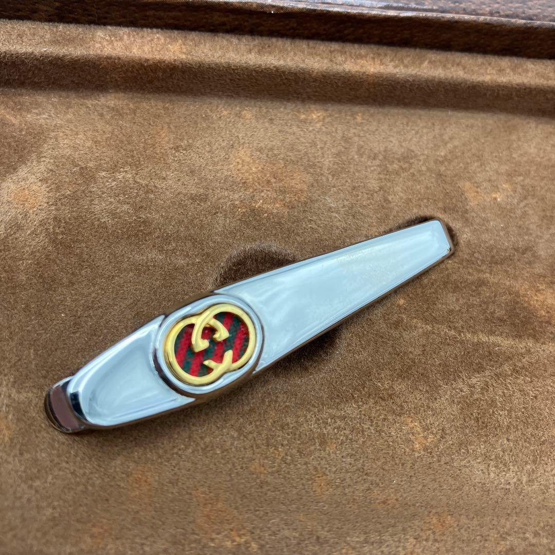 【極美品】GUCCI シェリー GG ネクタイピン カフス 箱付き