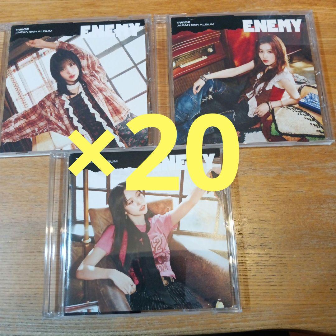 開封済　TWICE　ソロ盤 　モモ　サナ　ミナ　各20枚　合計60枚