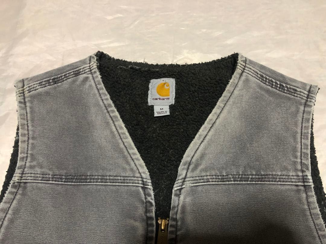 雰囲気◎ 鬼フェード Carhartt V26 BLK ダックベスト