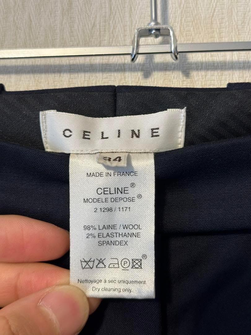 パンツ CELINE 00s Wool Long Slacks Pants