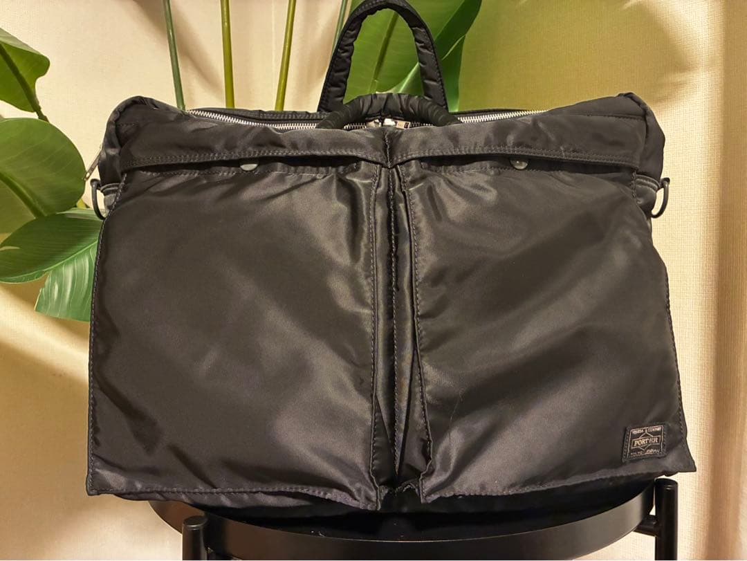 【美品】PORTERタンカー オーバーナイト ブリーフケース2way2層大容量