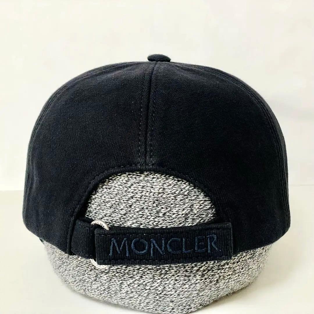 【最終！残1】MONCLER モンクレール キャップ ダークネイビー 黒