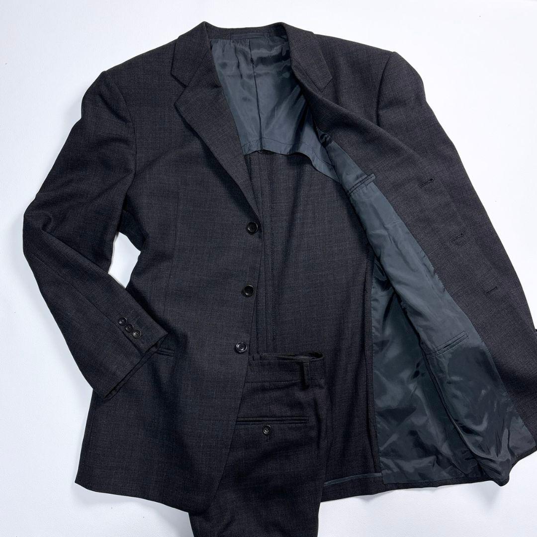 アルマーニコレツォーニ[3XL チェック柄]スーツ セットアップ グレー