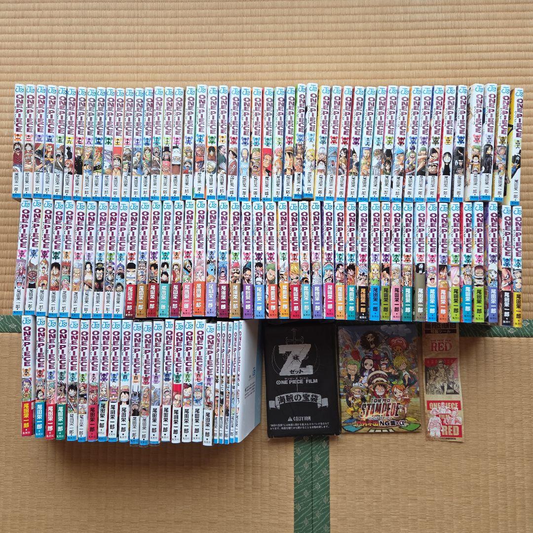 ONE PIECE ワンピース 漫画 コミック 1～108巻 映画 特典